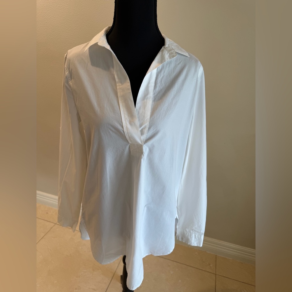 J. Crew Classic White Women's Blouse